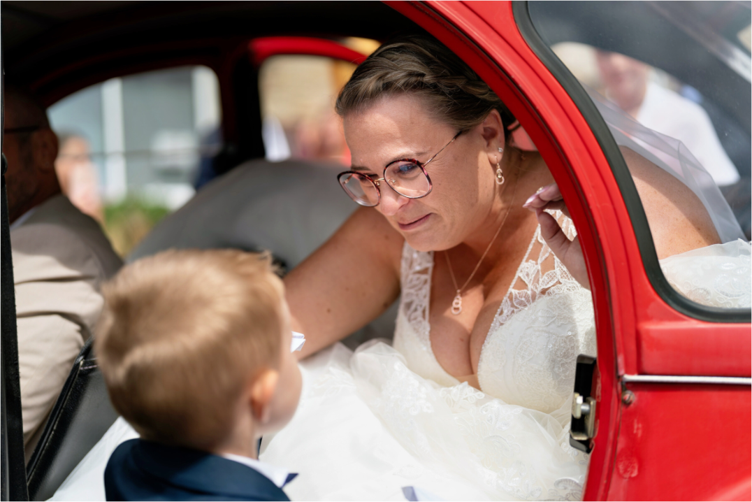 L'arrivée de la mariée