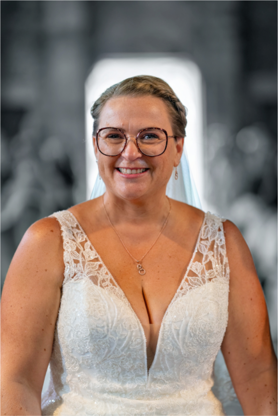 Mariée lumineuse